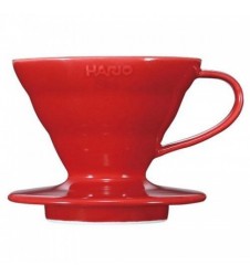 Hario V60 02 Coffee Dripper Ceramic Red